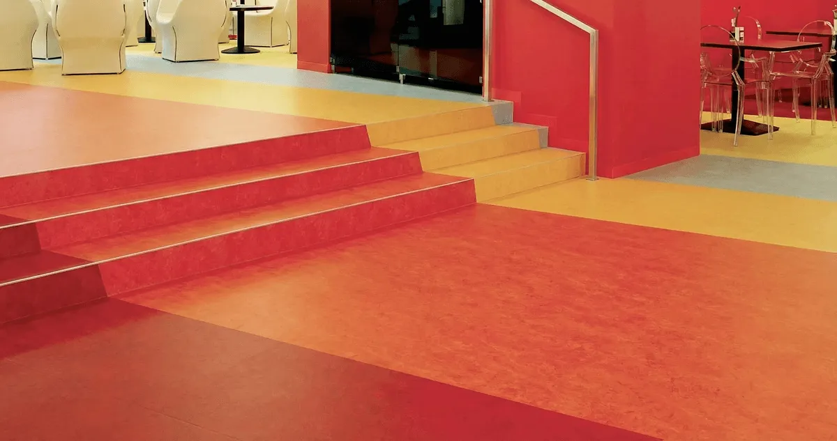 Snack bar with beautiful professionally installed linoleum flooring in Myrtle Beach, SC